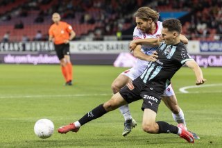 Numa Lavanchy face à Konrad Faber.